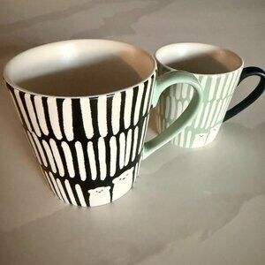 Starbucks Set of Two Mommy & Me Coffee Cup and Espresso Cup